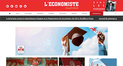 Desktop Screenshot of leconomistemaghrebin.com